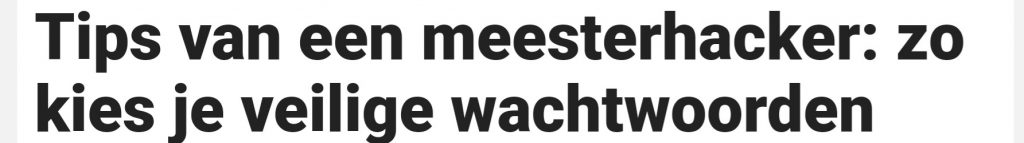 goede kop schrijven - Doe een interessante belofte