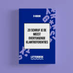 Cover e-book Zo schrijf je de meest overtuigende klantreferenties - vierkant